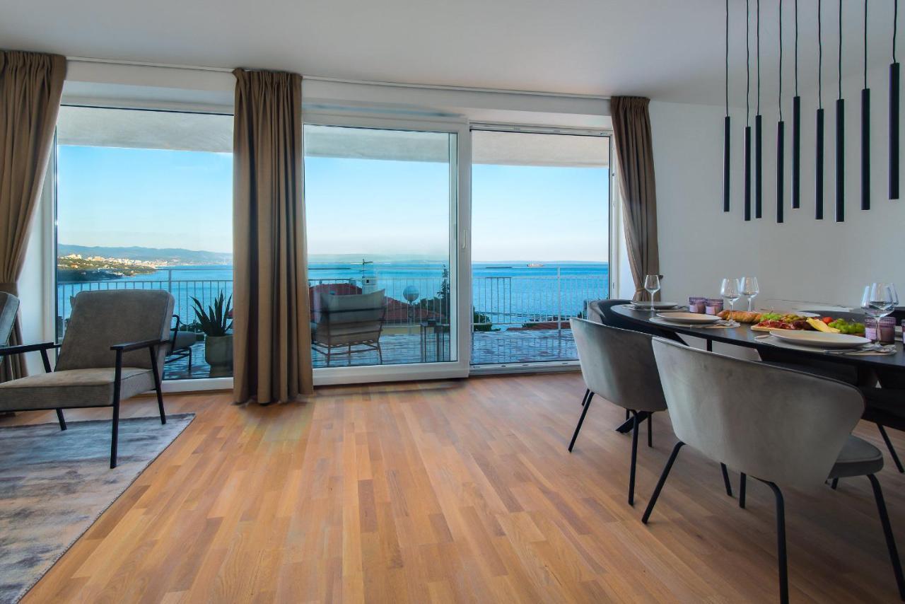 Premium Apartment With Beautiful Sea View, Short Walk To The Sea Abbázia Kültér fotó